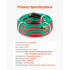 VEVOR Oxygen Acetylene Hose, 1/4-Inch x 50FT Oxy Acetylene Hose with 9/16"-18 LH/RH B Fittings, R Grade Welding Torch Twin Hose with 300PSI Maximum Working Pressure for Cutting Soldering Brazing