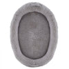 VEVOR Human Dog Bed, 72" x48"x10" Giant Human Dog Bed for Adult, Human Size Dog Bed with Washable PV Velvet Cover, Egg Orthopedic Foam, Storage Pocket, Large Dog Bean Bed for You and Pet, Light Grey
