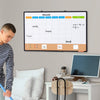VEVOR 36"x 24" Monthly Calendar Whiteboard & Cork Board Combo with Aluminum Frame – 2-in-1 Magnetic Dry Erase Bulletin Board for Wall Mount – Ideal for School, Home, Office