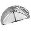 VEVOR Fire Pit Spark Screen, 26 inch Dome, Stainless Steel Mesh Cover Lid, for Outdoor, Patio, Backyard, Camping, Party, with Handles and Poker, High Temperature Tolerant, Help Block Sparks, Silver