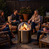 VEVOR Fire Pit Spark Screen, 36 inch Dome, Stainless Steel Mesh Cover Lid, for Outdoor, Patio, Backyard, Camping, Party, with Handles and Poker, High Temperature Tolerant, Help Block Sparks, Silver