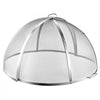 VEVOR Fire Pit Spark Screen, 36 inch Dome, Stainless Steel Mesh Cover Lid, for Outdoor, Patio, Backyard, Camping, Party, with Handles and Poker, High Temperature Tolerant, Help Block Sparks, Silver