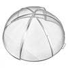 VEVOR Fire Pit Spark Screen, 40 inch Dome, Stainless Steel Mesh Cover Lid, for Outdoor, Patio, Backyard, Camping, Party, with Handles and Poker, High Temperature Tolerant, Help Block Sparks, Silver