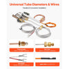 VEVOR Gas Pilot Assembly, OE 4021-732, 25660 Fireplace Gas Pilot Assembly, Natural Gas Ignition Replacement with Pilot Tube, Thermocouple, Thermopile, Wires, Compatible with Heatilator Models