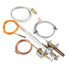 VEVOR Gas Pilot Assembly, OE 4021-732, 25660 Fireplace Gas Pilot Assembly, Natural Gas Ignition Replacement with Pilot Tube, Thermocouple, Thermopile, Wires, Compatible with Heatilator Models