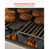 VEVOR Flavorizer Bars, 15 in Grill Replacement Part, for Weber Spirit I & II 200 Series Grills, Including Spirit ll E-210, ll E-220, ll S-210, E-210, S-210, Porcelain-enameled Steel Heat Plate, 3 Pack