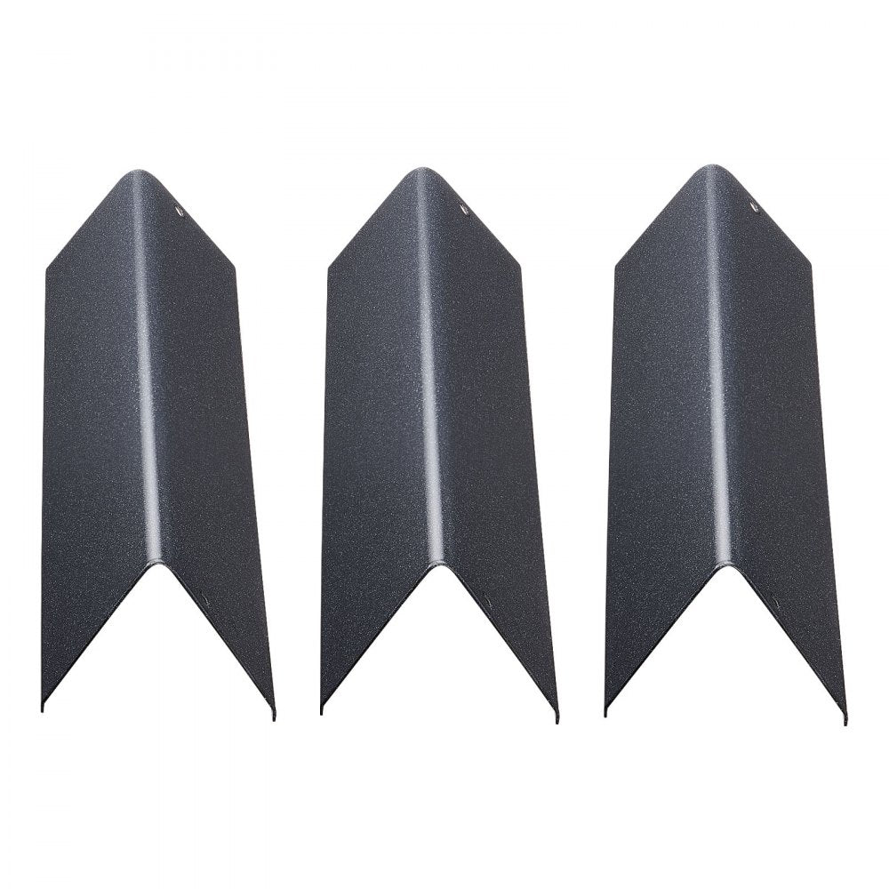 VEVOR Flavorizer Bars, 15 in Grill Replacement Part, for Weber Spirit I & II 200 Series Grills, Including Spirit ll E-210, ll E-220, ll S-210, E-210, S-210, Porcelain-enameled Steel Heat Plate, 3 Pack