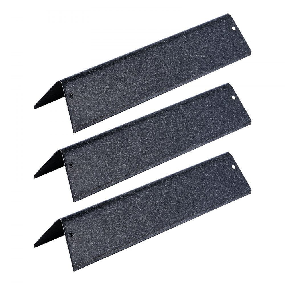 VEVOR Flavorizer Bars, 15 in Grill Replacement Part, for Weber Spirit I & II 200 Series Grills, Including Spirit ll E-210, ll E-220, ll S-210, E-210, S-210, Porcelain-enameled Steel Heat Plate, 3 Pack
