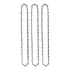 VEVOR Chainsaw Chain 3 Pack 18 Inch 0.325" Pitch 0.058" Gauge 72 Drive Link, Fits VEVOR CN-52G Gas Chainsaw, Forged Alloy Steel, Replacement Saw Chain with Sharp Cutter Teeth, Wear-Resistant Tie Strap
