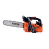 VEVOR Gas Chainsaw, 25.4CC 12" 1.2HP, Gasoline Powered Chain Saw, Handheld Cordless Petrol Chainsaws for Tree Wood Branch Cutting, Tree Trimming, Land Clearing, Farm Garden Ranch Forest Cutting Use