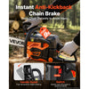 VEVOR Gas Powered Chainsaw 18 & 20 Inch 58CC 3.22HP 2 Stroke Engine Saw, for Wood Cutting, Tree Trimming & Land Clearing, Throttle-Synced Choke, Power Chain Saw with Non-Slip Handle & Dual Tanks