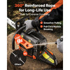 VEVOR Gas Powered Chainsaw 16 Inch 40CC 1.75HP 2 Stroke Engine Gas Chainsaw, for Wood Cutting, Tree Trimming & Land Clearing, Throttle-Synced Choke, Power Chain Saw with Non-Slip Handle & Dual Tanks