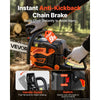 VEVOR Gas Powered Chainsaw 20 Inch 58CC 3.22HP 2 Stroke Engine Gas Chainsaw, for Wood Cutting, Tree Trimming & Land Clearing, Throttle-Synced Choke, Power Chain Saw with Non-Slip Handle & Dual Tanks