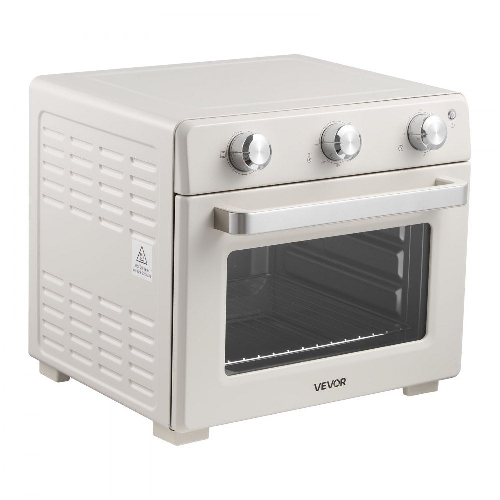 VEVOR Sublimation Oven Machine, 26 Qt, Fits 40oz Tumblers, with 50 Shrink Films, 1 Tape and 2 Heat Gloves, 360° Turbo Convection for Sublimation Blank Tumblers, Mugs, Bowls, Off-White