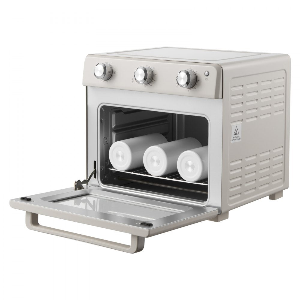 VEVOR Sublimation Oven Machine 26 Qt Fits 40oz Tumblers Convection Oven, for Sublimation Blank Tumblers, Mugs, Bowls, 360° Even Heating, with 50 Shrink Films, 1 Tape and 2 Heat-Resistant Gloves
