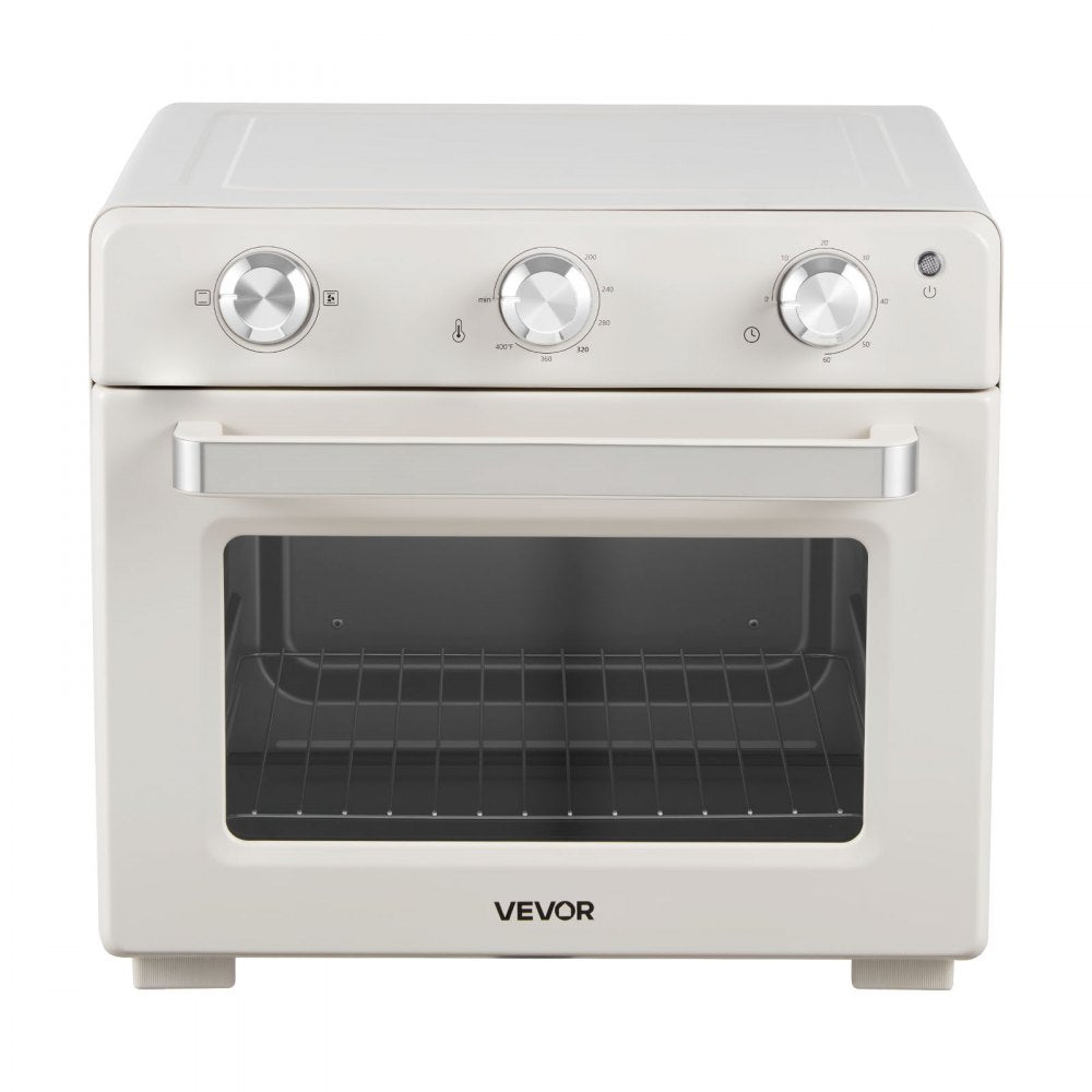 VEVOR Sublimation Oven Machine, 26 Qt, Fits 40oz Tumblers, with 1 Heat Air Gun, 50 Shrink Films, 1 Tape and 2 Heat Gloves, 360° Turbo Convection for Sublimation Blank Tumblers, Mugs, Bowls, Off-White