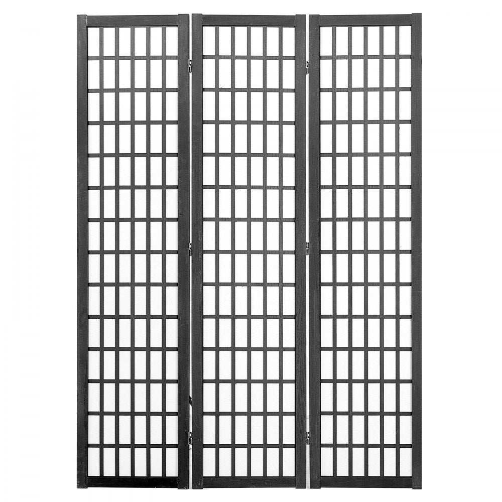 VEVOR Room Divider, 3 Panel Japanese Room Divider, Wood Folding Privacy Screen Indoor, Japanese Partition Dividers Portable Decoration Screens, for Room Separation Home Office Restaurant & Bedroom
