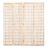 VEVOR Room Divider, 4 Panel Japanese Room Divider, Folding Privacy Screen Indoor, Portable Partition Dividers and Decoration Screens, for Room Separation, Home, Office, Restaurant & Bedroom (Natural)