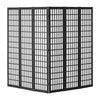 VEVOR Room Divider, 6 Panel Japanese Room Divider, Folding Privacy Screen Indoor, Portable Partition Dividers and Decoration Screens, for Room Separation, Home, Office, Restaurant & Bedroom (Black)
