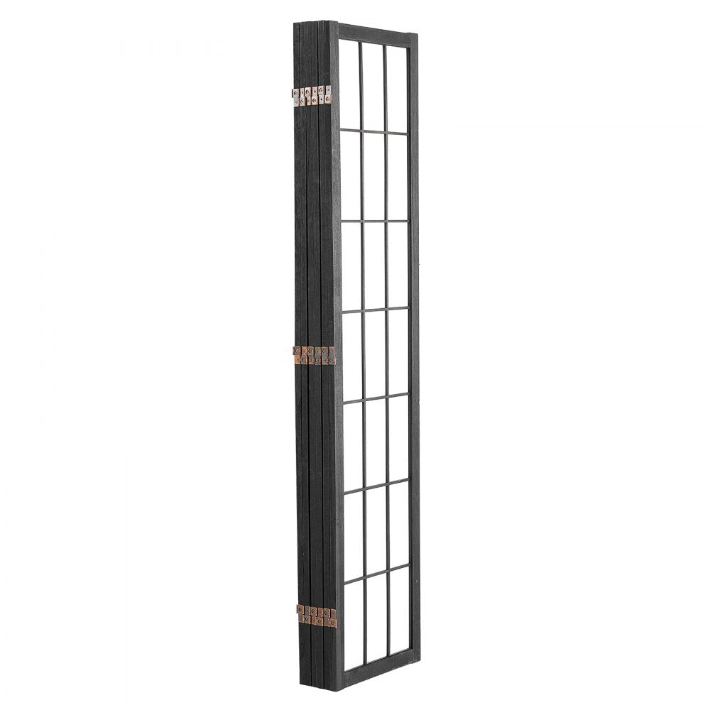 VEVOR Room Divider, 6 Panel Japanese Room Divider Screen, Wood Folding Privacy Screen Indoor, Japanese Partition Portable Decoration Dividers, for Room Separation Home Office Restaurant & Bedroom