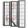 VEVOR Room Divider, 6 Panel Japanese Room Divider Screen, Wood Folding Privacy Screen Indoor, Japanese Partition Portable Decoration Dividers, for Room Separation Home Office Restaurant & Bedroom