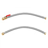 VEVOR Water Heater Kit, Push-Fit Valve Flexible Water Heater Connector with 3/4" FIP x 3/4" PTC Ball Valve, Stainless Steel Braided Waters Heaters Supply Line for Bathroom, Kitchen, Laundry Room