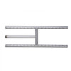 VEVOR 6 x 18 inch Drop-in Fire Pit Pan, Rectangular Stainless Steel Fire Pit Burner, Natural & Propane Gas Fire Pan H-Burner 90,000 BTU for Indoor or Outdoor Use