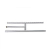 VEVOR 6 x 18 inch Drop-in Fire Pit Pan, Rectangular Stainless Steel Fire Pit Burner, Natural & Propane Gas Fire Pan H-Burner 90,000 BTU for Indoor or Outdoor Use