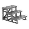 VEVOR Hot Tub Steps 3-Step Spa Stairs 27.5 in Wide Step Ladder Outdoor, 350 lbs Capacity, Sturdy HIPS Plastic, Non-Slip Foot Pads, Easy Assembly, Stable Access for Pool, RV, Home Patio and Backyard