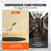 VEVOR 80 Inch Diameter Round Hot Tub Mat, Extra Large Inflatable Hot Tub Pad, Waterproof Slip-Proof Backing, Absorbent Spa Pool Ground Base Flooring Protector Mat Reusable Outdoor & Indoor