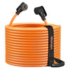 VEVOR 30 Amp 100 Feet RV Extension Cord, 125V 2500W, Heavy Duty 10/3 Gauge STW RV Power Cord, NEMA TT-30P to NEMA TT-30R, with Power Indicator, Cord Organizer, 15A Adapter, for Camper Travel Trailer