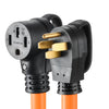 VEVOR 50 Amp 100 Feet RV Extension Cord, 125V/250V, Heavy Duty 6/3 + 8/1 Gauge STW RV Power Cord, NEMA 14-50P to NEMA 14-50R, with Power Indicator, Cord Organizer, 15A Adapter, for Camper Trailer