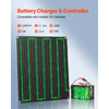 VEVOR 30W 12V Solar Panel Battery Charger, Solar Battery Trickle Charger Maintainer with Built-in Smart Controller & 3 Connection Cables, IP67 Waterproof Portable for RV Car Motorcycle Boat Van Camper