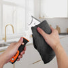 VEVOR Drywall Knife Set, 6 PCS Drywall Tools Includes 3" Painter Scraper, Two Putty Knives,  Two Taping Knives and 12" Mud Pan, Stainless Steel Spackle Tool, Drywall Finishing Tools for Home