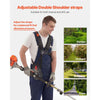 VEVOR String Trimmer, 26cc 2 in 1 Weed Wacker Gas Powered, 17" Cordless Grass Trimmer with 10" Brush Cutter, Shoulder Strap & 3T Blade, 2-Stroke Heavy-Duty Gas Weed Wacker for Quick Grass Cleaning