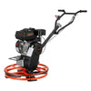 VEVOR Power Trowel, 24 inch Concrete Finishing Machine with Float Pan, 5.5HP Engine, 4 Blades, Adjustable Pitch, Gas-Powered Walk-Behind Cement Surface Finisher for Smooth Floors, Construction Use