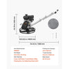 VEVOR Power Trowel, 24 inch Concrete Finishing Machine with Float Pan, 7HP Kohler Engine, 4 Blades, Adjustable Pitch, Gas-Powered Walk-Behind Cement Surface Finisher for Smooth Floors, Construction