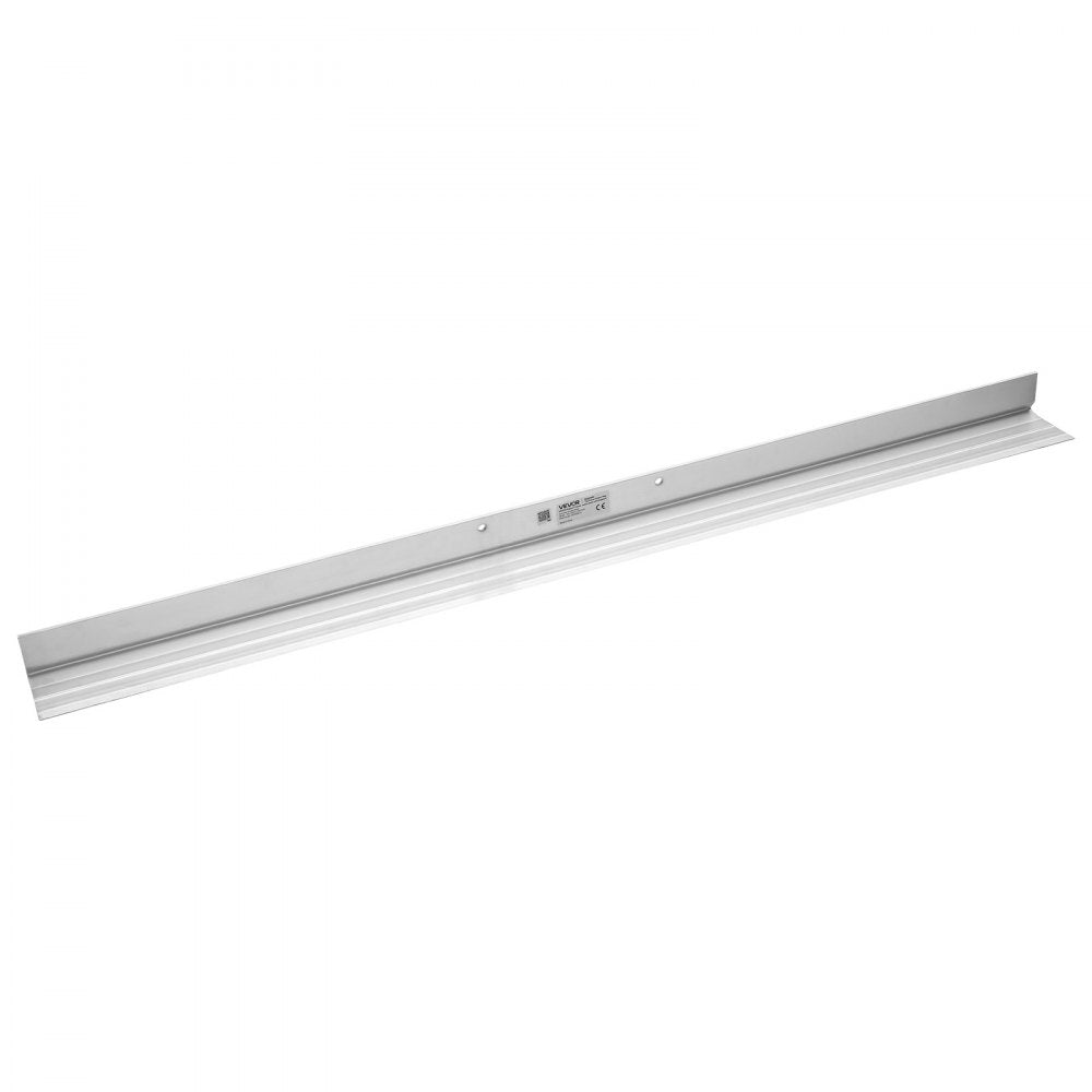 VEVOR Concrete Screed Blade 6 ft Length Aluminum Alloy Board Leveling Tool, 5.3 in Wide Straight Edge, Wide Coverage, Replacement Surface Leveler for Driveway, Patio, Sidewalk, Garage Floor Finishing