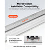 VEVOR Concrete Screed Blade 8 ft Length Aluminum Alloy Board Leveling Tool, 5.3 in Wide Straight Edge, Wide Coverage, Replacement Surface Leveler for Driveway, Patio, Sidewalk, Garage Floor Finishing