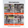 VEVOR Concrete Screed Blade 10 ft Length Aluminum Alloy Board Leveling Tool, 5.3 in Wide Straight Edge, Wide Coverage, Replacement Surface Leveler for Driveway, Patio, Sidewalk, Garage Floor Finishing