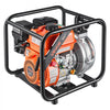 VEVOR Gas Powered Water Pump, 2 in, 128 GPM 6HP Semi Trash Water Transfer Pump Portable, Gasoline Engine with 25 ft Discharge Hose, Heavy Duty Frame, Cast Iron Impeller, for Irrigation, Ponds, Pools