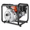 VEVOR Gas Powered Water Pump, 2 in, 128 GPM 6HP Semi Trash Water Transfer Pump Portable, Gasoline Engine with 25 ft Discharge Hose, Heavy Duty Frame, Cast Iron Impeller, for Irrigation, Ponds, Pools