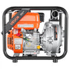VEVOR Gas Powered Water Pump, 2 in, 128 GPM 6HP Semi Trash Water Transfer Pump Portable, Gasoline Engine with 25 ft Discharge Hose, Heavy Duty Frame, Cast Iron Impeller, for Irrigation, Ponds, Pools