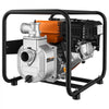 VEVOR Gas Powered Water Pump, 2 in, 158 GPM 7HP Semi Trash Water Transfer Pump Portable, Gasoline Engine with 25 ft Discharge Hose, Heavy Duty Frame, Cast Iron Impeller, for Irrigation, Ponds, Pools