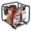 VEVOR Gas Powered Water Pump, 3 in, 242 GPM 7HP Semi Trash Water Transfer Pump Portable, Gasoline Engine with 25 ft Discharge Hose, Heavy Duty Frame, Cast Iron Impeller, for Irrigation, Ponds, Pools