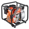 VEVOR Gas Powered Water Pump, 3 in, 264 GPM 7HP Semi Trash Water Transfer Pump Portable, Gasoline Engine with 25 ft Discharge Hose, Heavy Duty Frame, Cast Iron Impeller, for Irrigation, Ponds, Pools