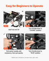 VEVOR Gas Pressure Washer 2900 PSI and 1.85 Max GPM, Upgrade Aluminum Pump with Spray Gun and Wand, 4 Nozzle Set, Gas Powered Pressure Washer for Cars, Fences, Driveways, Homes, Patios, Furniture