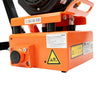 VEVOR Concrete Scarifier, 3700W 2500 RPM Walk-Behind Floor Planer Grinder, Carbide Cutters, 1/8 in Adjustable Depth, Vacuum Port for Surface Preparation, Traffic Line Removal, Pavement, Floor Repair