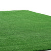 VEVOR Artificial Grass, 10 x 3 ft Fake Grass Turf Rug, 0.6 in Pile Height Realistic Synthetic Lawn Carpet Roll Mat, Easy Clean Drainage Holes for Patio, Garden, Balcony, Outdoor Indoor Decor, Green