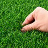 VEVOR Artificial Grass, 15 x 7 ft Fake Grass Turf Rug, 1.38 in Pile Height Realistic Synthetic Lawn Carpet Roll Mat, Easy Clean Drainage Holes for Patio, Garden, Balcony, Outdoor Indoor Decor, Green